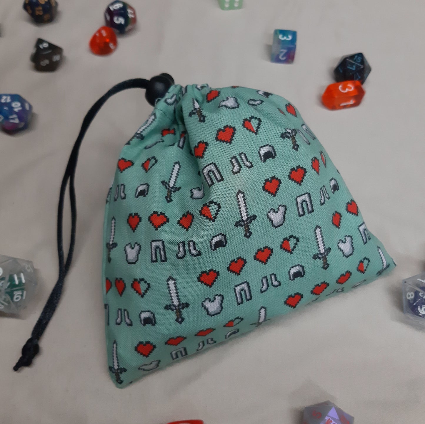 Minecraft Iron Armor Dice Bag