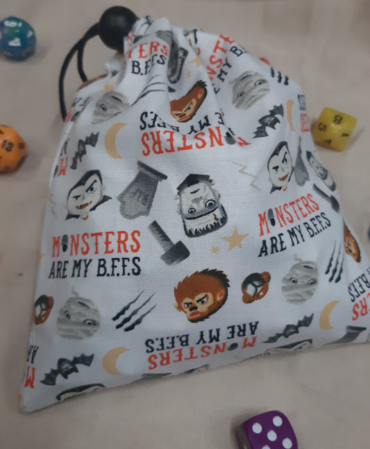 Monsters Are My BFF's Dice Bag